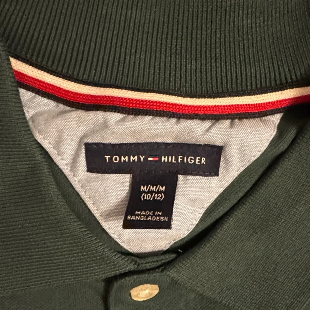 Tommy Hilfiger NWT Kids Polo in Forest Green size 10-12 Medium